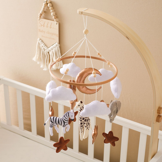 Handmade Baby Mobile – Felt Animal Design